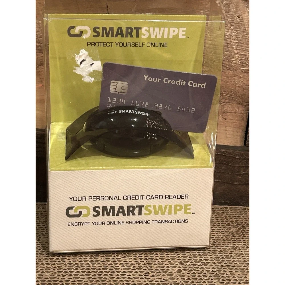 Smart Swipe Personal Credit‎ Card Reader - Protect online shopping - New in Box